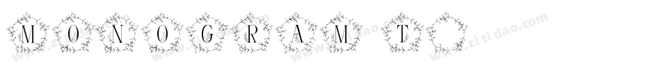 MONOGRAM T字体转换
